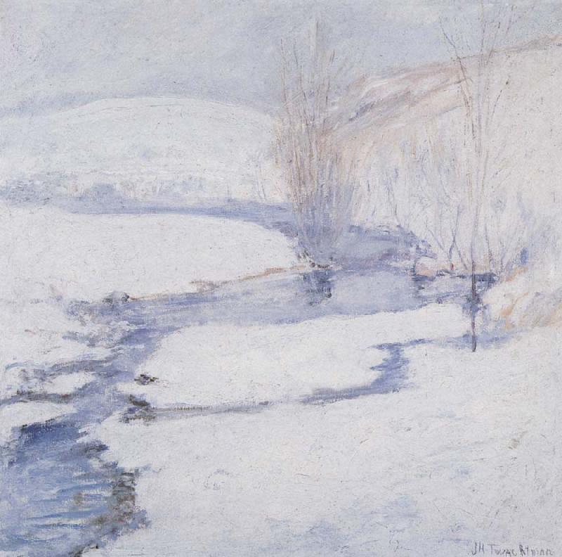 John Henry Twachtman Winter Scene oil painting picture